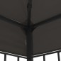 vidaXL Pavillon mit LED-Lichterkette 3x3 m Anthrazit vidaXL Pavillon mit LED-Lichterkette 3x3 m Anthrazit