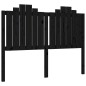 vidaXL Massivholzbett mit Kopfteil Schwarz 140x190 cm vidaXL Massivholzbett mit Kopfteil Schwarz 140x190 cm