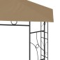 vidaXL Pavillon 3x3x2,7 m Taupe 160 g/m² vidaXL Pavillon 3x3x2,7 m Taupe 160 g/m²