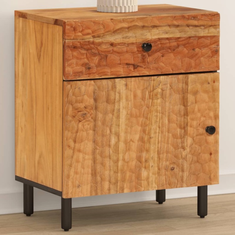 vidaXL Nachttisch 50x33x60 cm Massivholz Akazie vidaXL Nachttisch 50x33x60 cm Massivholz Akazie