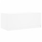 vidaXL Couchtisch mit Glastüren Weiß 102x50x42 cm vidaXL Couchtisch mit Glastüren Weiß 102x50x42 cm