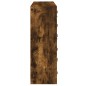 vidaXL Bücherregal mit Türen Räuchereiche 136x37x109 cm Holzwerkstoff vidaXL Bücherregal mit Türen Räuchereiche 136x37x109 cm Holzwerkstoff
