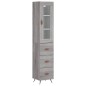 Highboard Grau Sonoma 34,5x34x180 cm Holzwerkstoff Highboard Grau Sonoma 34,5x34x180 cm Holzwerkstoff