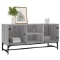 vidaXL TV-Schrank mit Glastüren Grau Sonoma 102x37x50 cm vidaXL TV-Schrank mit Glastüren Grau Sonoma 102x37x50 cm