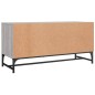 vidaXL TV-Schrank mit Glastüren Grau Sonoma 102x37x50 cm vidaXL TV-Schrank mit Glastüren Grau Sonoma 102x37x50 cm