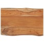 vidaXL Tischplatte 60x40x2,5 cm Rechteckig Massivholz Akazie Baumkante vidaXL Tischplatte 60x40x2,5 cm Rechteckig Massivholz Akazie Baumkante
