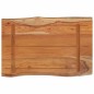 vidaXL Tischplatte 60x40x2,5 cm Rechteckig Massivholz Akazie Baumkante vidaXL Tischplatte 60x40x2,5 cm Rechteckig Massivholz Akazie Baumkante