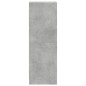 vidaXL Highboard mit Glastüren Betongrau 35x37x109 cm vidaXL Highboard mit Glastüren Betongrau 35x37x109 cm