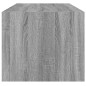 vidaXL Couchtisch mit Glastüren Grau Sonoma 102x50x42 cm vidaXL Couchtisch mit Glastüren Grau Sonoma 102x50x42 cm