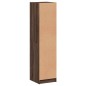 vidaXL Highboard mit Glastür Braun Eichen-Optik 35x37x142 cm vidaXL Highboard mit Glastür Braun Eichen-Optik 35x37x142 cm