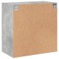 vidaXL Wandschrank mit Glastüren Betongrau 68x37x68,5 cm vidaXL Wandschrank mit Glastüren Betongrau 68x37x68,5 cm