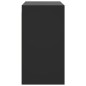 vidaXL Wandschrank mit Glastüren Schwarz 68x37x68,5 cm vidaXL Wandschrank mit Glastüren Schwarz 68x37x68,5 cm