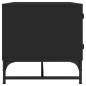 vidaXL Couchtisch mit Glastüren Schwarz 68,5x50x50 cm vidaXL Couchtisch mit Glastüren Schwarz 68,5x50x50 cm