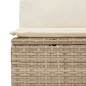 vidaXL Gartensofa mit Kissen 4-Sitzer Beige Poly Rattan vidaXL Gartensofa mit Kissen 4-Sitzer Beige Poly Rattan