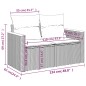 vidaXL Gartensofa mit Kissen 2-Sitzer Beige Poly Rattan vidaXL Gartensofa mit Kissen 2-Sitzer Beige Poly Rattan