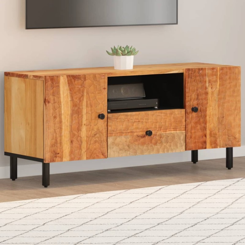 vidaXL TV-Schrank 105x33x46 cm Massivholz Akazie vidaXL TV-Schrank 105x33x46 cm Massivholz Akazie