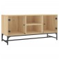 vidaXL TV-Schrank mit Glastüren Sonoma-Eiche 102x37x50 cm vidaXL TV-Schrank mit Glastüren Sonoma-Eiche 102x37x50 cm