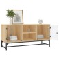 vidaXL TV-Schrank mit Glastüren Sonoma-Eiche 102x37x50 cm vidaXL TV-Schrank mit Glastüren Sonoma-Eiche 102x37x50 cm
