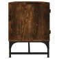 vidaXL TV-Schrank mit Glastüren Räuchereiche 102x37x50 cm vidaXL TV-Schrank mit Glastüren Räuchereiche 102x37x50 cm