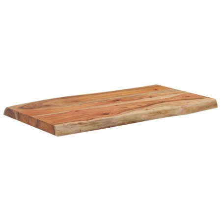 vidaXL Beistelltisch 70x40x2,5 cm Massivholz Akazie Naturkante