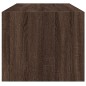 vidaXL Couchtisch mit Glastüren Braun Eichen-Optik 102x50x42 cm vidaXL Couchtisch mit Glastüren Braun Eichen-Optik 102x50x42 cm