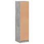 vidaXL Highboard mit Glastür Betongrau 35x37x142 cm vidaXL Highboard mit Glastür Betongrau 35x37x142 cm