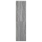 vidaXL Highboard mit Glastür Grau Sonoma 35x37x142 cm vidaXL Highboard mit Glastür Grau Sonoma 35x37x142 cm