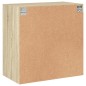 vidaXL Wandschrank mit Glastüren Sonoma-Eiche 68x37x68,5 cm vidaXL Wandschrank mit Glastüren Sonoma-Eiche 68x37x68,5 cm