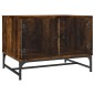 vidaXL Couchtisch mit Glastüren Räuchereiche 68,5x50x50 cm vidaXL Couchtisch mit Glastüren Räuchereiche 68,5x50x50 cm