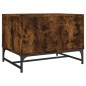 vidaXL Couchtisch mit Glastüren Räuchereiche 68,5x50x50 cm vidaXL Couchtisch mit Glastüren Räuchereiche 68,5x50x50 cm