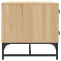 vidaXL Couchtisch mit Glastüren Sonoma-Eiche 68,5x50x50 cm vidaXL Couchtisch mit Glastüren Sonoma-Eiche 68,5x50x50 cm