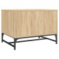 vidaXL Couchtisch mit Glastüren Sonoma-Eiche 68,5x50x50 cm vidaXL Couchtisch mit Glastüren Sonoma-Eiche 68,5x50x50 cm