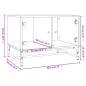 vidaXL Couchtisch mit Glastüren Sonoma-Eiche 68,5x50x50 cm vidaXL Couchtisch mit Glastüren Sonoma-Eiche 68,5x50x50 cm