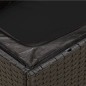 vidaXL Garten-Ecksofa mit Kissen Schwarz Poly Rattan vidaXL Garten-Ecksofa mit Kissen Schwarz Poly Rattan
