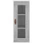 Highboard Grau Sonoma 34,5x34x180 cm Holzwerkstoff Highboard Grau Sonoma 34,5x34x180 cm Holzwerkstoff