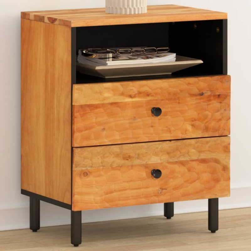 vidaXL Nachttisch 50x33x60 cm Massivholz Akazie vidaXL Nachttisch 50x33x60 cm Massivholz Akazie
