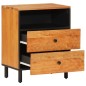 vidaXL Nachttisch 50x33x60 cm Massivholz Akazie vidaXL Nachttisch 50x33x60 cm Massivholz Akazie