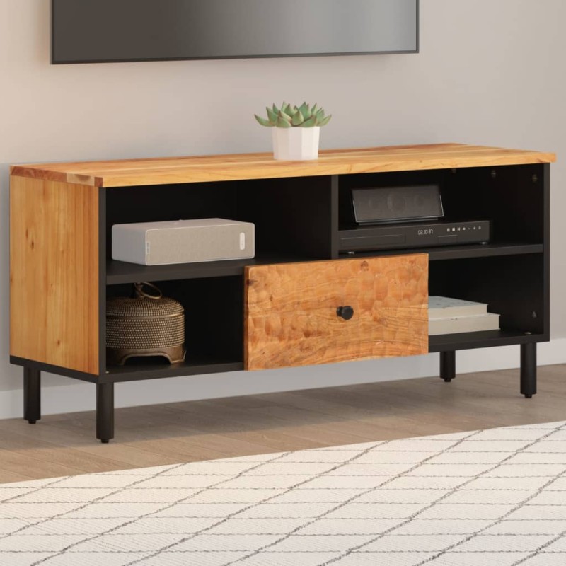 vidaXL TV-Schrank 100x33x46 cm Massivholz Akazie vidaXL TV-Schrank 100x33x46 cm Massivholz Akazie