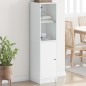 vidaXL Highboard mit Glastür Weiß 35x37x142 cm vidaXL Highboard mit Glastür Weiß 35x37x142 cm