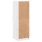 vidaXL Highboard mit Glastüren Weiß 35x37x109 cm vidaXL Highboard mit Glastüren Weiß 35x37x109 cm