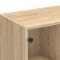 vidaXL Bücherregal mit Türen Sonoma-Eiche 136x37x109 cm Holzwerkstoff vidaXL Bücherregal mit Türen Sonoma-Eiche 136x37x109 cm Holzwerkstoff