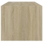 vidaXL Couchtisch mit Glastüren Sonoma-Eiche 102x50x42 cm vidaXL Couchtisch mit Glastüren Sonoma-Eiche 102x50x42 cm