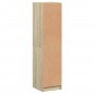 vidaXL Highboard mit Glastür Sonoma-Eiche 35x37x142 cm vidaXL Highboard mit Glastür Sonoma-Eiche 35x37x142 cm