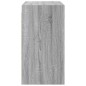 vidaXL Wandschrank mit Glastüren Grau Sonoma 68x37x68,5 cm vidaXL Wandschrank mit Glastüren Grau Sonoma 68x37x68,5 cm