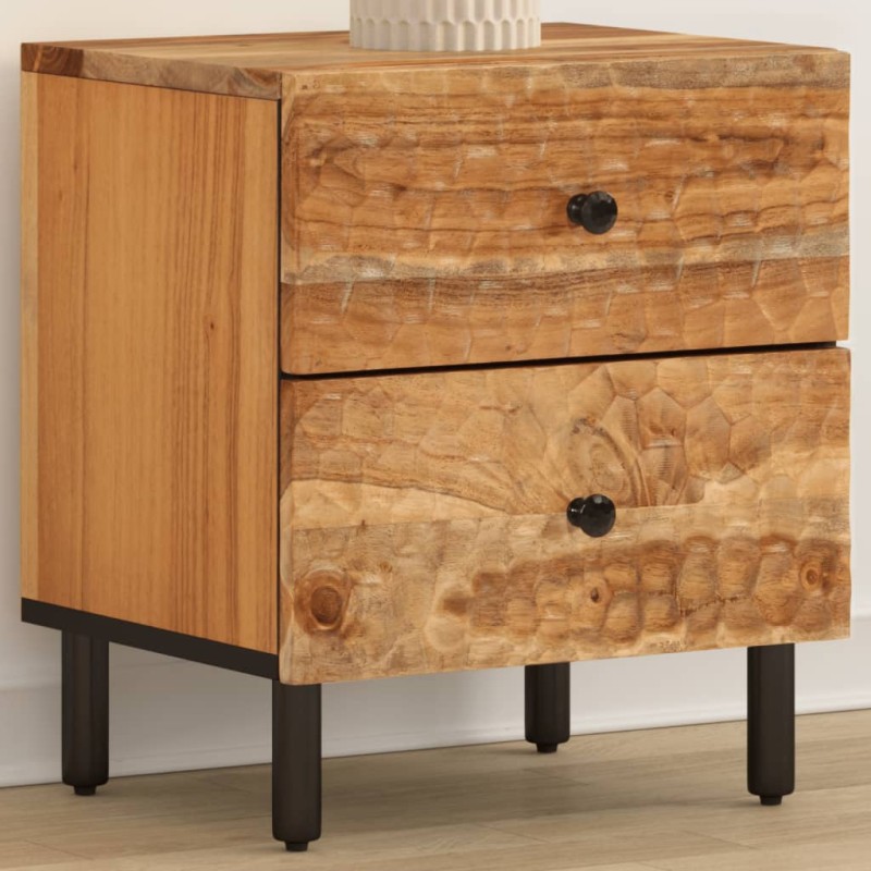 vidaXL Nachttisch 40x33x46 cm Massivholz Akazie vidaXL Nachttisch 40x33x46 cm Massivholz Akazie