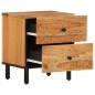 vidaXL Nachttisch 40x33x46 cm Massivholz Akazie vidaXL Nachttisch 40x33x46 cm Massivholz Akazie