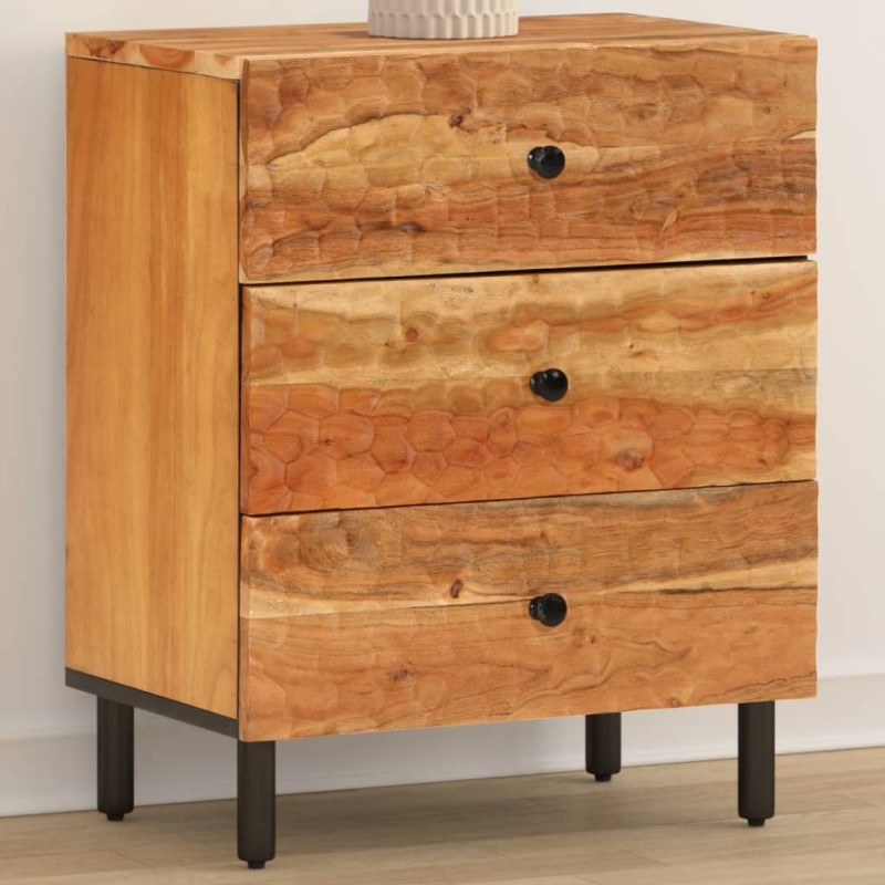 vidaXL Nachttisch 50x33x60 cm Massivholz Akazie vidaXL Nachttisch 50x33x60 cm Massivholz Akazie