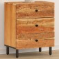 vidaXL Nachttisch 50x33x60 cm Massivholz Akazie vidaXL Nachttisch 50x33x60 cm Massivholz Akazie