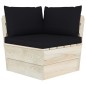 vidaXL Garten-Paletten-Ecksofa mit Kissen Imprägniertes Fichtenholz vidaXL Garten-Paletten-Ecksofa mit Kissen Imprägniertes Fichtenholz