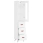 Highboard Weiß 34,5x34x180 cm Holzwerkstoff Highboard Weiß 34,5x34x180 cm Holzwerkstoff